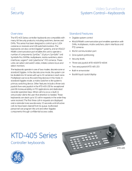 KTD-405 Series - Surveillance