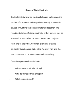 Basics of Static Electricity(Notes)