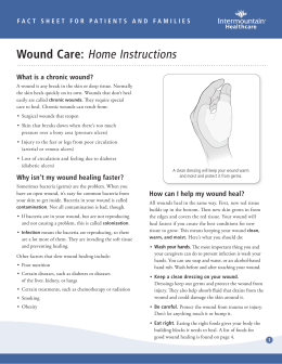 Wound Care: Home Instructions