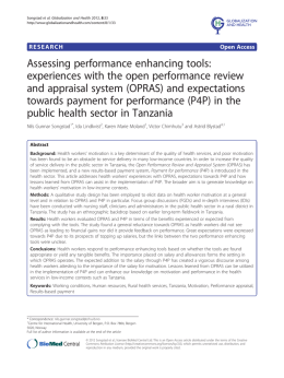 Assessing performance enhancing tools: experiences with the open