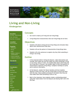 9: Living and Non