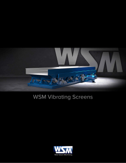 WSM Vibrating Screens