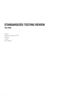 standardized testing review - St. Ignatius College Preparatory