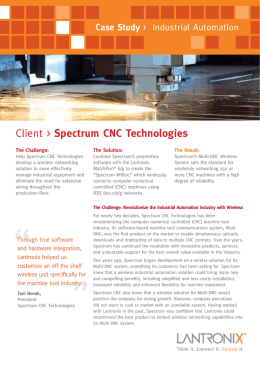 Client > Spectrum CNC Technologies