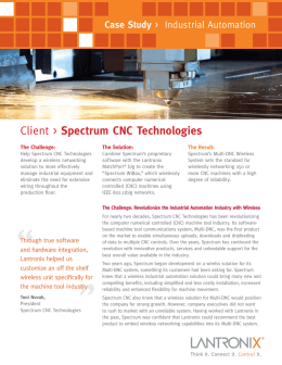Client > Spectrum CNC Technologies