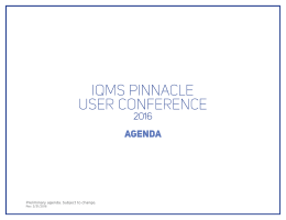 agenda - IQMS.com