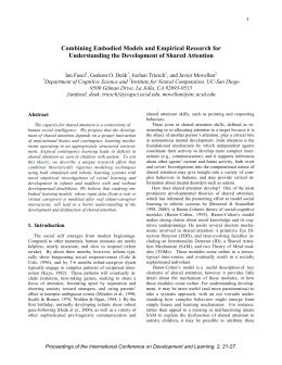 Combining Embodied Models and Empirical Research for