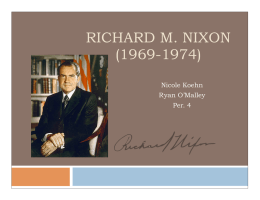 RICHARD M. NIXON