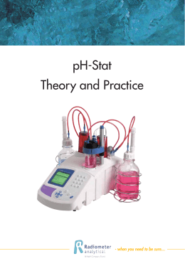 pH-Stat Theory and Practice