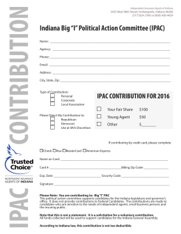 Indiana Big “I” Political Action Committee (IPAC)