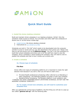 AMiON Quick Start Guide