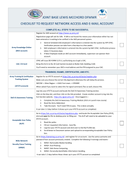 joint base lewis mcchord dfmwr checklist to request