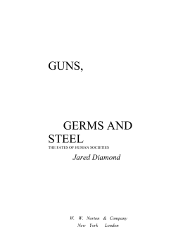 Guns, Germs, and Steel - Cloverport School District