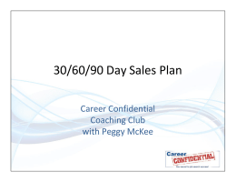 30/60/90 Day Sales Plan - Job-search-success