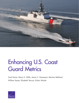 Enhancing US Coast Guard Metrics