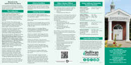 brochure - Sullivan University Library