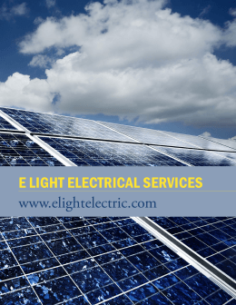 E liGht ElEctRical SERvicES www.elightelectric.com