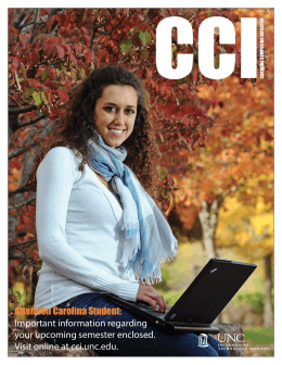 CCI - Carolina Computing Initiative