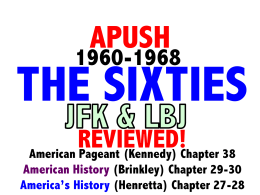 American Pageant (Kennedy) Chapter 38 American History