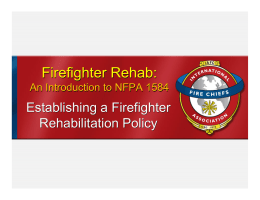 Firefighter Rehab - International Association of Fire Chiefs