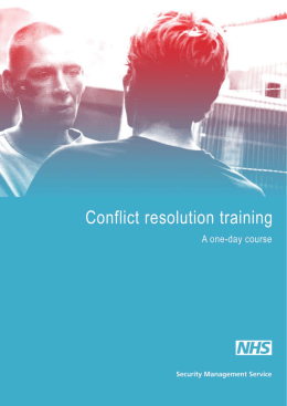 Conflict resolution workbook