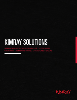 kimray solutions - WIKA Instruments Ltd.