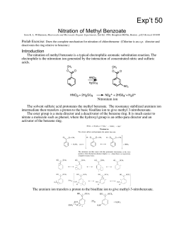 Nitration of Methyl Benzoate