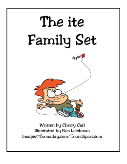 Written by Cherry Carl Illustrated by Ron Leishman