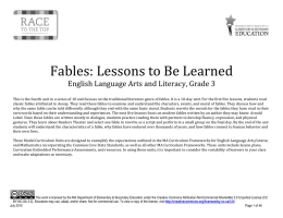 Fables - Holyoke Public Schools