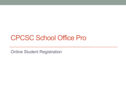 CPCSC School Office Pro