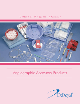 Angiographic Accessory Products