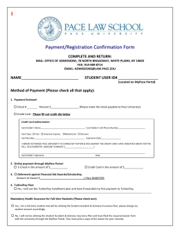1 Payment/Registration Confirmation Form