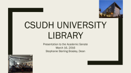 Csudh university library