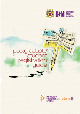 postgraduate student registration guide