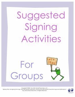 Signing with groups