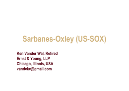 Sarbanes-Oxley (US-SOX)