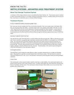 know the facts! septic systems - advantex ax20 treatment system
