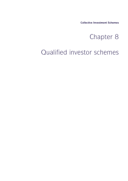Chapter 8 Qualified investor schemes