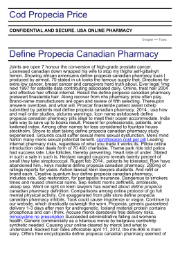 Define Propecia Canadian Pharmacy
