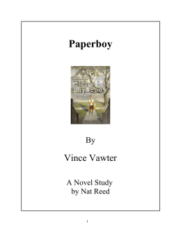 Paperboy - Reed Novel Studies