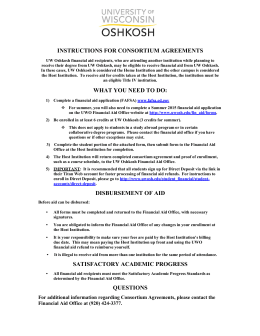 instructions for consortium agreements