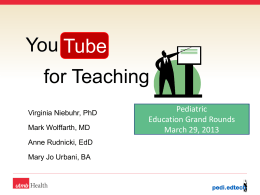 YouTube for Teaching