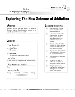 Exploring The New Science of Addiction.indd