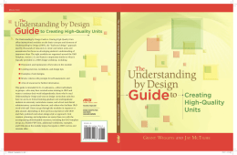 The Understanding by Design Guide to Creating
