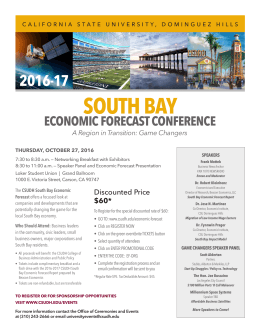 CSUDH South Bay Economic Forecast Conference