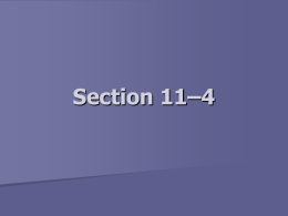 Section 11–4 Meiosis (pages 275–278) This section explains how