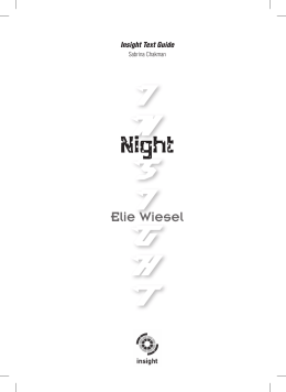 Elie Wiesel - Insight Publications