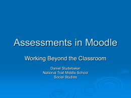 Assessments in Moodle File