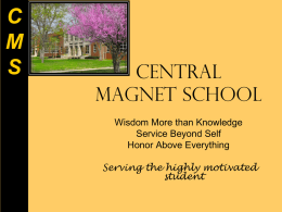CMS - Central Magnet School