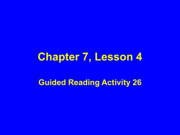 Chapter 7, Lesson